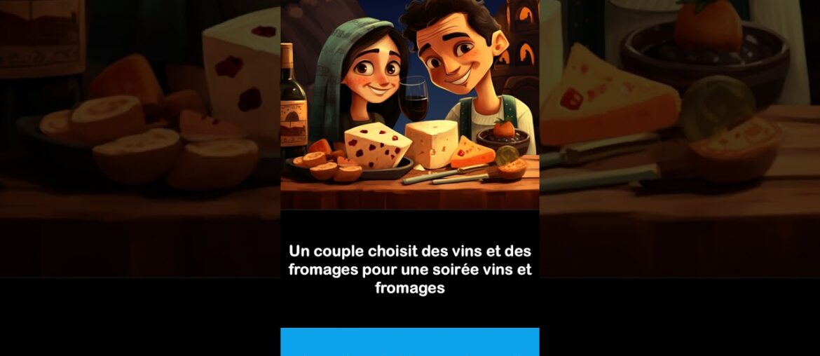 Say it in French I A couple is deciding on wines and cheeses for a wine and cheese night