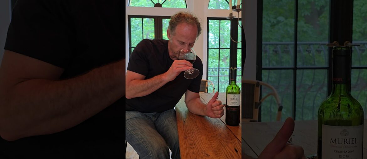 French Chef Tries A Bottle Of Old Spanish Wine #chef #cheflife