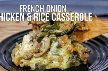 This French Onion Chicken & Rice Is Next Level!