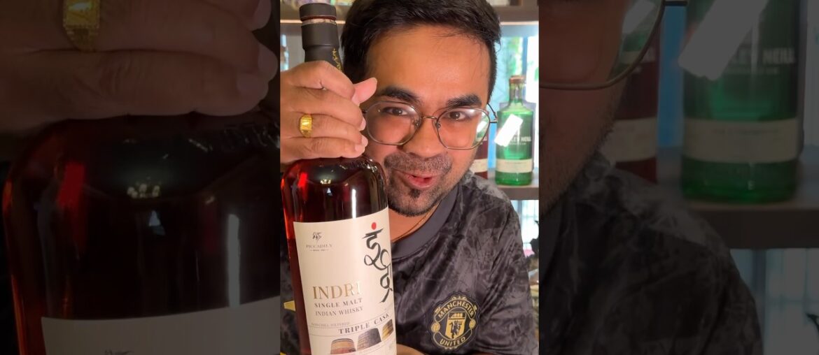 Best Indian Whisky Indri Triple Cask (Trini) Review #shorts
