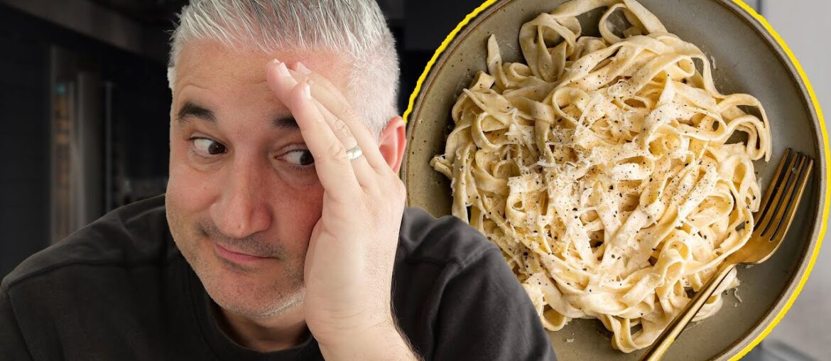 Vincenzo's Plate Reacts to Jean Pierre's Fettuccine Alfredo! (Italian vs. French Chef)