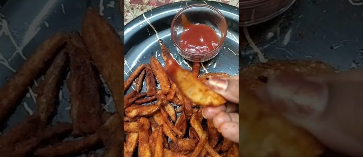 french fries | crispy french fries| french fry at home | #snacks  #frenchfries