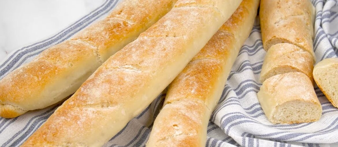How to Make Authentic French Baguette | Easy Homemade Crusty Baguette Recipe