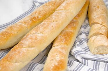 How to Make Authentic French Baguette | Easy Homemade Crusty Baguette Recipe