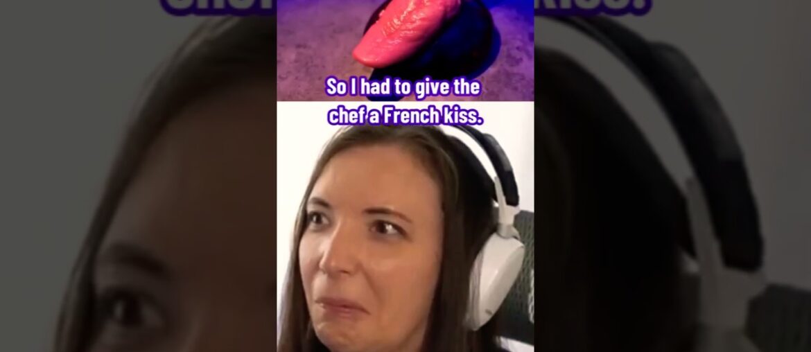 Fine dining and French kissing #shorts