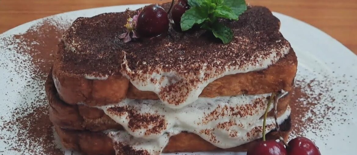 Homemade Tiramisu French Toast Recipe || French Toast Tiramisu || Tiramisu French Toast Recipe ||