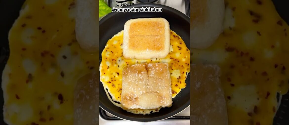Breakfast Egg Sandwich Hack | One Pan Egg Toast | Healthy Egg sandwich #shorts Breakfast Egg Sandwich Hack | One Pan Egg Toast | Healthy Egg sandwich #shorts