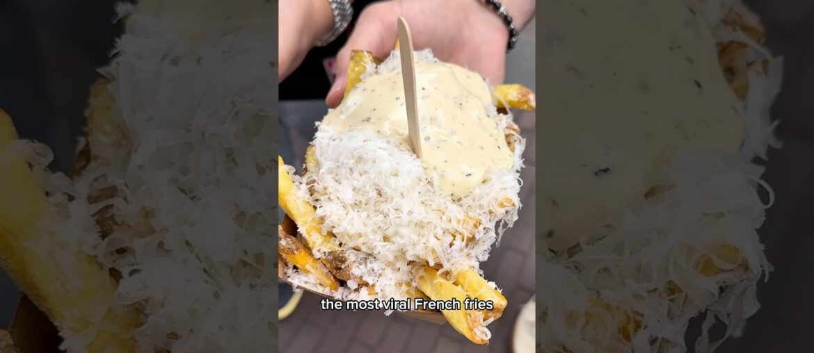 Rating French fries at Fabel Friet in Amsterdam