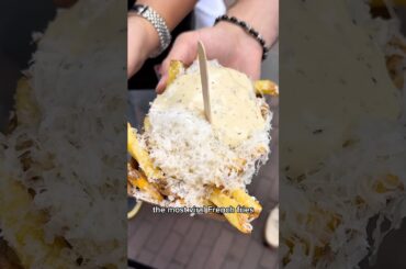 Rating French fries at Fabel Friet in Amsterdam