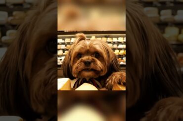 AI Dog Angel Reacts to CHEESE