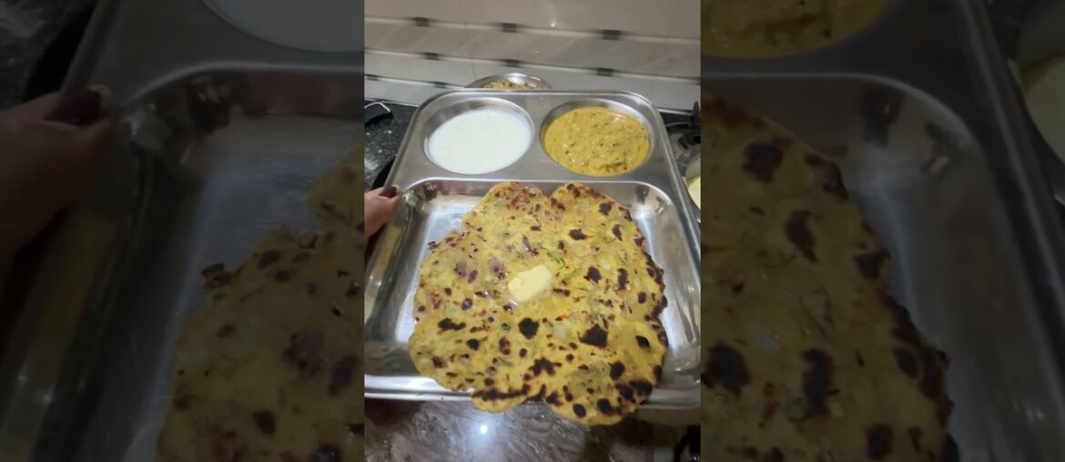 Breakfast Recipes Sweet potato paratha#youtubeshorts  #shortsfeed #shortvideo #viral #trending