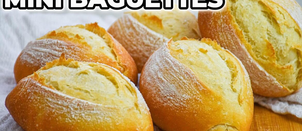 Easy Mini Baguettes at Home | Simple French Bread Recipe Easy Mini Baguettes at Home | Simple French Bread Recipe
