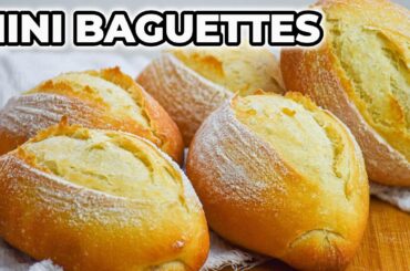 Easy Mini Baguettes at Home | Simple French Bread Recipe