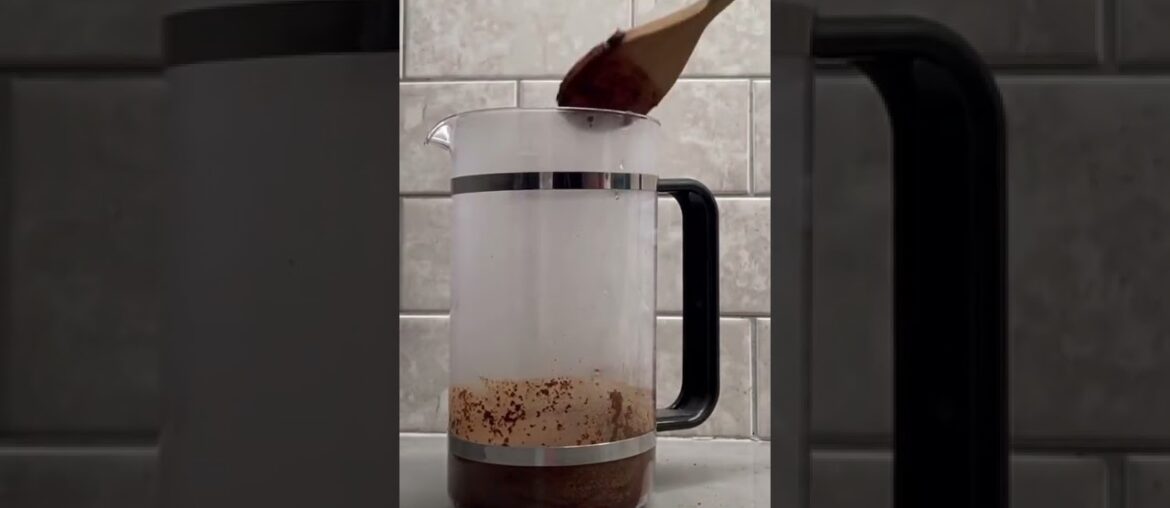 How to Make Amazing Coffee With a French Press #shorts