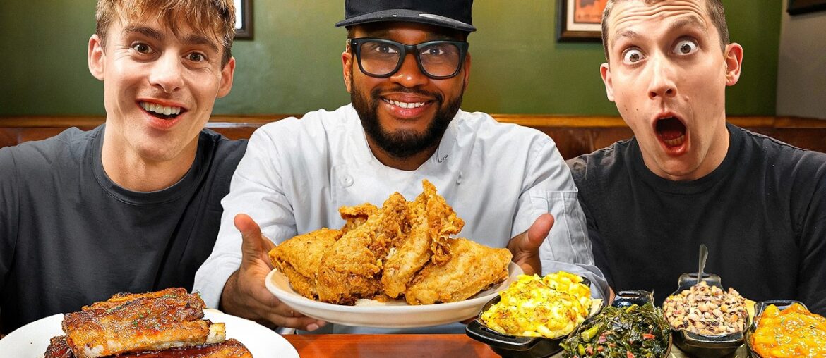 Two Brits try the Best Soul Food in Harlem!