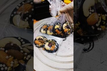"How to Make Mendiant Chocolate with Nuts | Trending Quick Recipe #Shorts" #shorts#chocolate