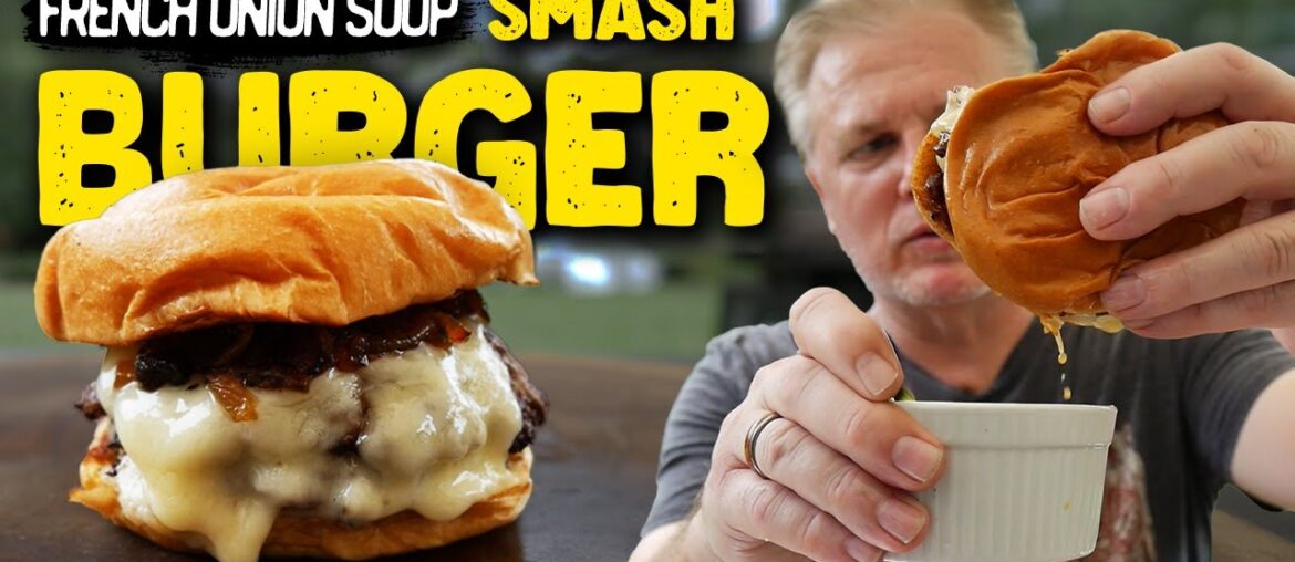 French Onion Soup Turned Into a Smashburger