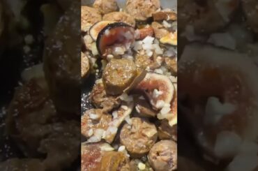 Chorizo in Red Wine Fig Sauce #yum #cooking #recipe