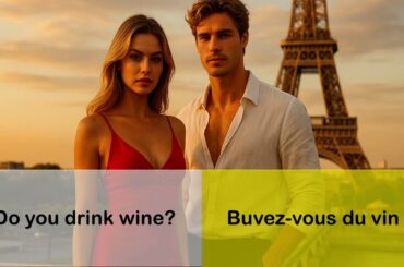 Say it in French I Do you drink wine