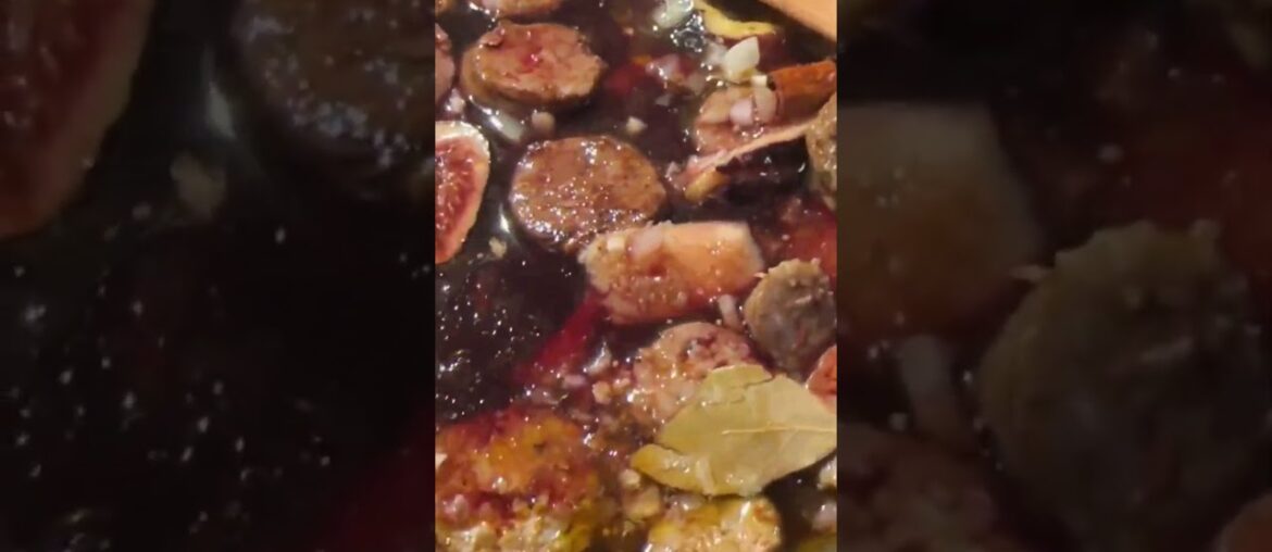 Chorizo in Red Wine Fig Sauce #yum #cooking #recipe Chorizo in Red Wine Fig Sauce #yum #cooking #recipe