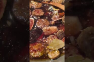 Chorizo in Red Wine Fig Sauce #yum #cooking #recipe