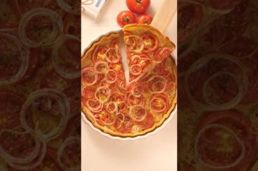 How to Make a Crispy Tomato Mustard Tart | Easy French Recipe