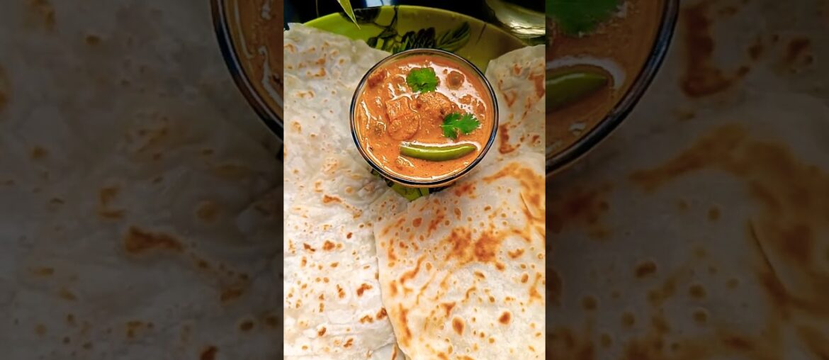 mashroom gravy with puffy chapathi | tastiest recipe