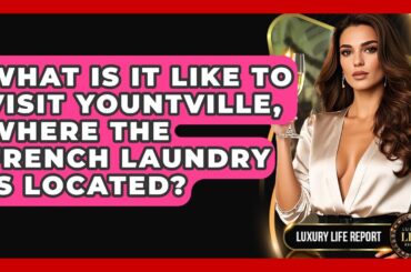 What Is It Like To Visit Yountville, Where The French Laundry Is Located? - Luxury Life Report