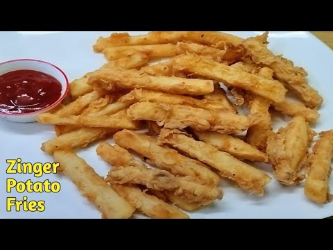 Zinger French Fries | Potato Finger Fries Kaise Banate Hain | Crispy Kfc french Fries Recipe Zinger French Fries | Potato Finger Fries Kaise Banate Hain | Crispy Kfc french Fries Recipe