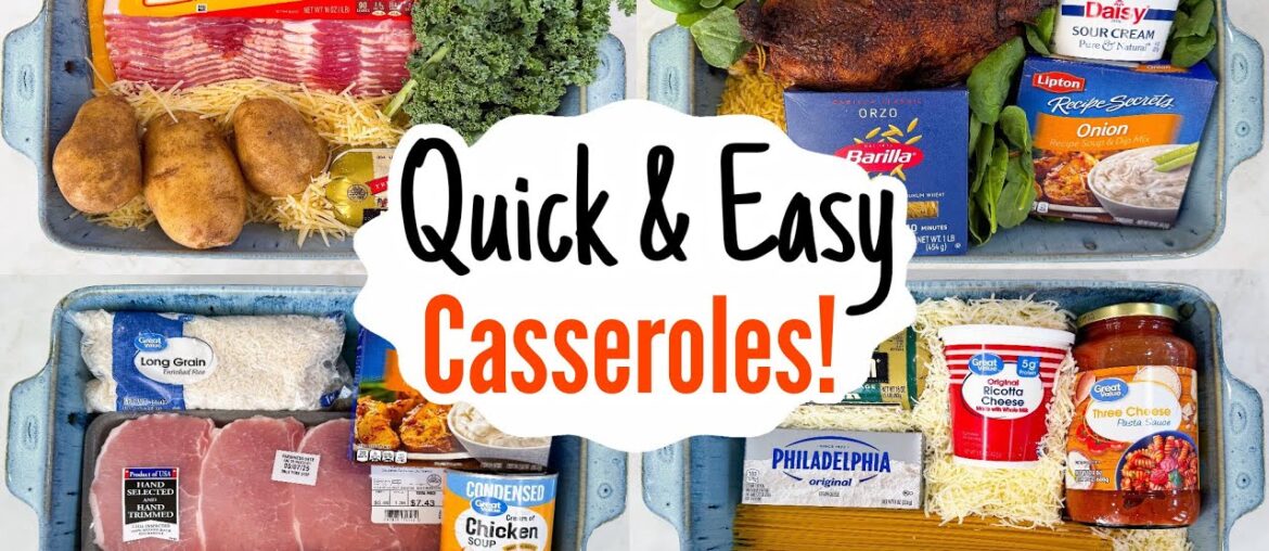 5 EASY DUMP & GO CASSEROLES | COZY Quick & Tasty Budget-Friendly FALL Dinner Recipes | Julia Pacheco 5 EASY DUMP & GO CASSEROLES | COZY Quick & Tasty Budget-Friendly FALL Dinner Recipes | Julia Pacheco