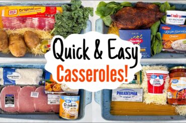 5 EASY DUMP & GO CASSEROLES | COZY Quick & Tasty Budget-Friendly FALL Dinner Recipes | Julia Pacheco