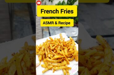 French Fries ASMR & Recipe | KFC style fries #shorts #shortsfeed #viral #asmr #cookingasmr #fries