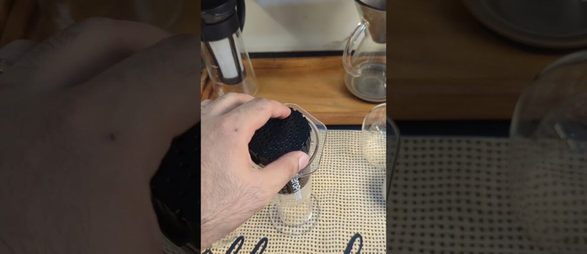 New Morning Coffee Routine #coffee #coffeeasmr #shorts #ytshorts #icedlatte #homecafe