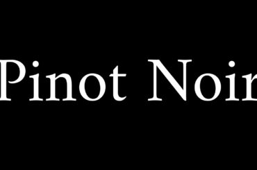 How to Pronounce Pinot Noir (Wine Name)