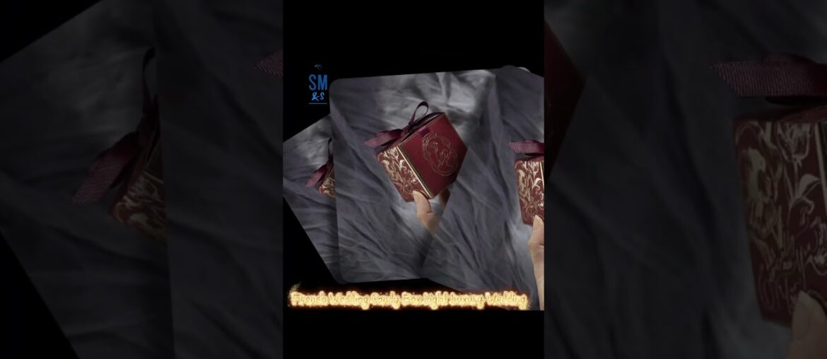 French Wedding Candy Box Light Luxury Wedding  #giftbox #gift #whowillbemylifepartnerta