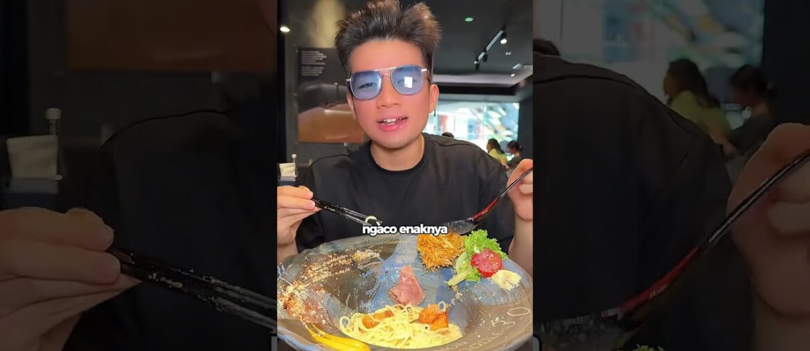 Nyobain french ramen bikinan Chef 2 Michelin Star.#frenchramen #salmonnoodles #michelinstar