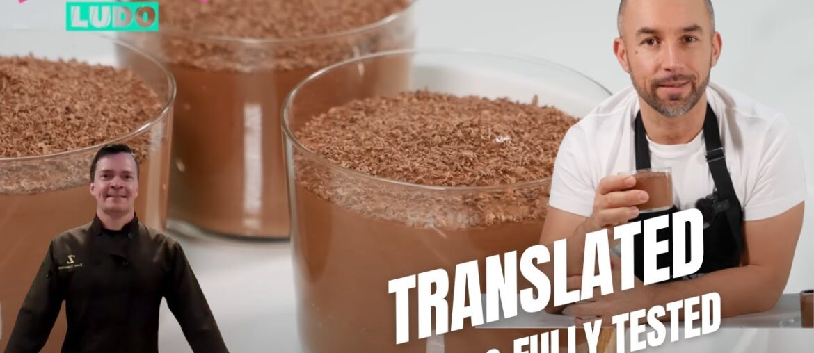 Mastering the Chocolate Mousse Recipe of Ludo Van Rompu | French Pastry Chef Techniques Revealed