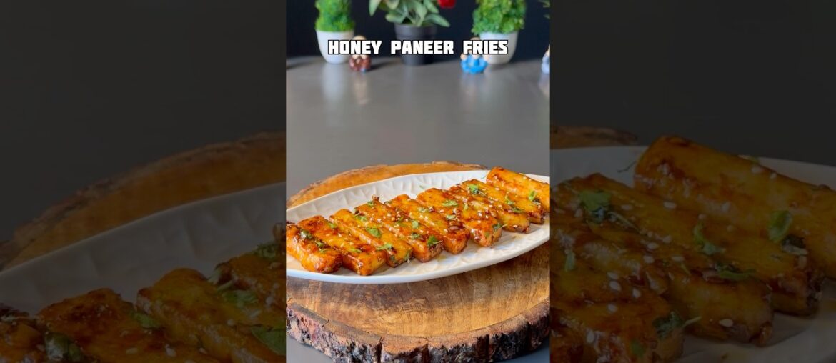 Viral crispy Honey Paneer Fries Recipe #shorts #recipe #paneer #snacks