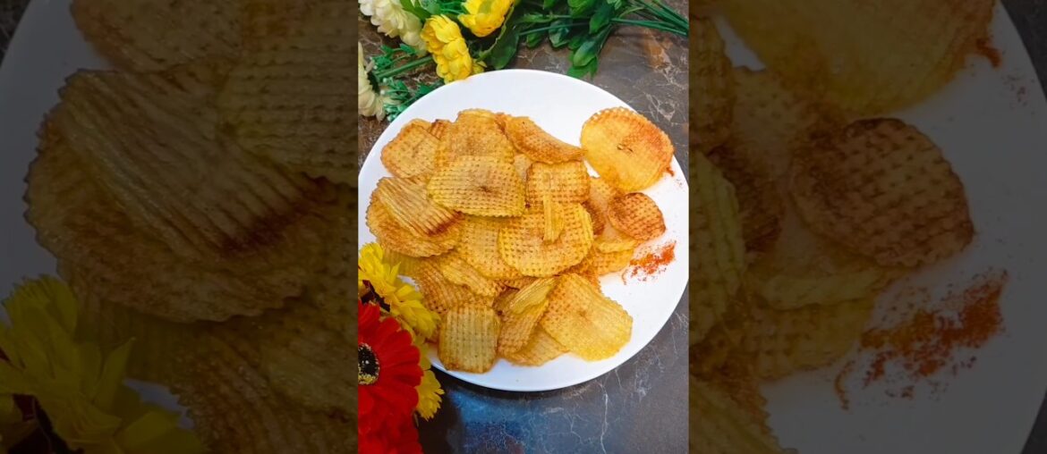 Crispy Waffle Fries #food #recipe #cooking #shorts