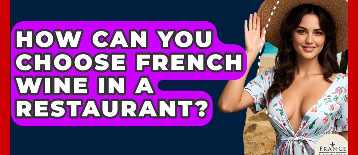 How Can You Choose French Wine In A Restaurant? - France Fact File