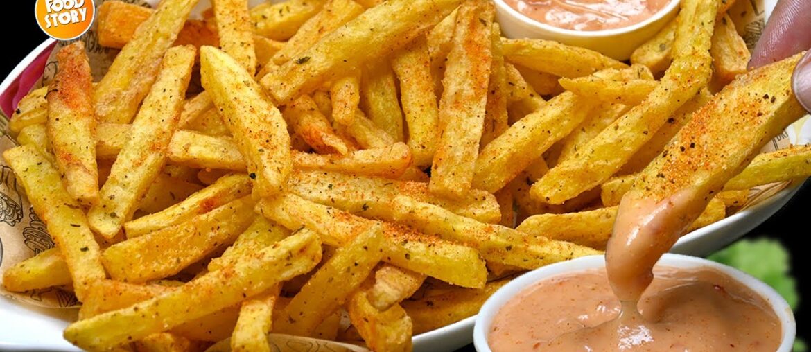 Easy Crispy French Fries Recipe,Masala Fries Recipe by Samina Food Story Easy Crispy French Fries Recipe,Masala Fries Recipe by Samina Food Story