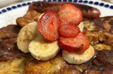 Croissant French Toast! The Ultimate Fall Gourmet Breakfast on a Budget!