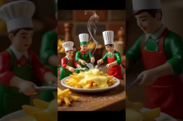 World's Tiniest Chefs Make Cheesiest Fries #cheesyfries