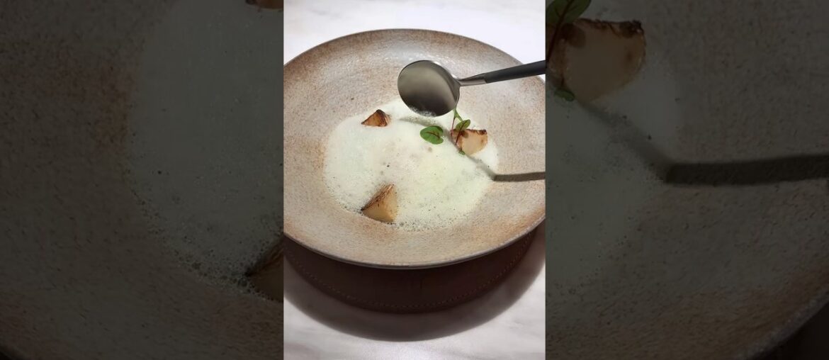Goose, Onsen Egg, Sake Lees Ice Cream | French Fine Dining