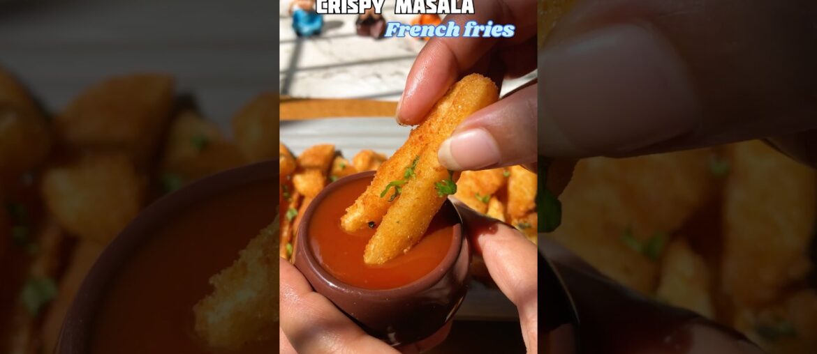 Instant recipe of crispy masala French fries #frenchfries #crispy #recipe #foodie #shortsfeed #food