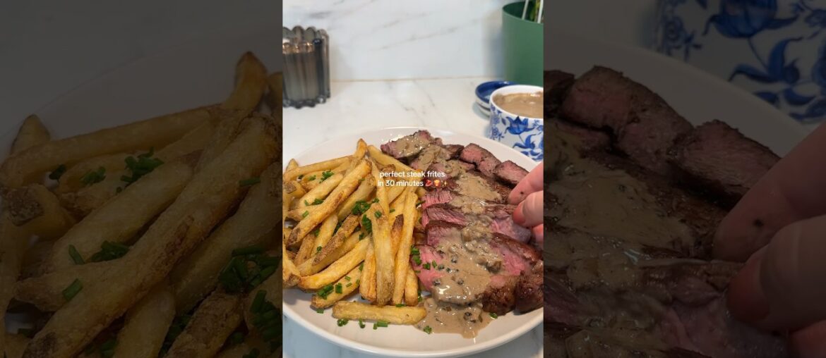 Perfect Steak Frites at Home | Steak and Fries Recipe