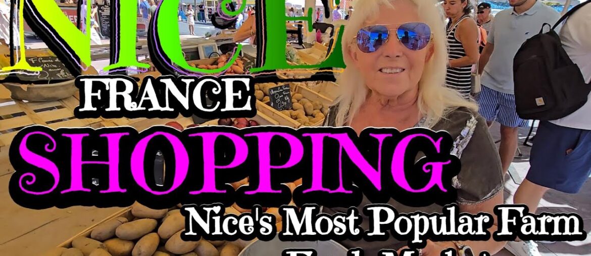 FRENCH RIVIERA'S MOST BEAUTIFUL SUNDAY MORNING OUTDOOR MARKET