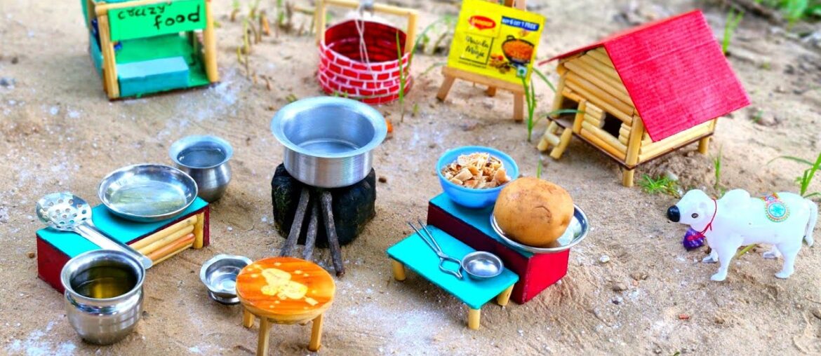 Miniature Cooking | 5 Minutes Cooking | French fraich recipe | #minifood #minikitchen