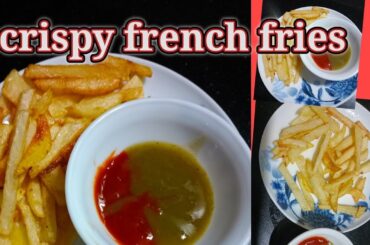 Crispy  french  fries recipe  Kids favorite  food #kidsfavouritefood  #snacksrecipe