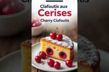 Clafoutis aux Cerises | Easy French Cherry Clafoutis Recipe #frenchfood #food #recipe #frenchcuisine